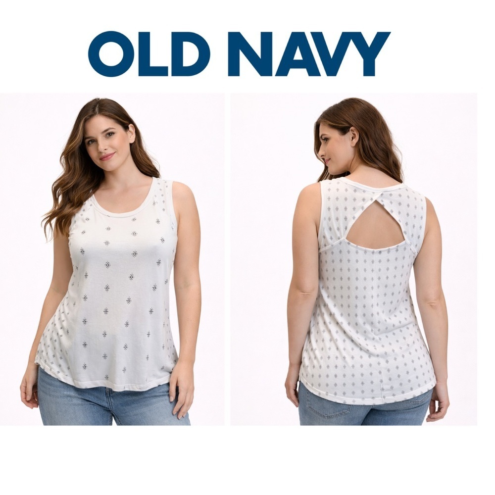 Old Navy tank top with open back size small